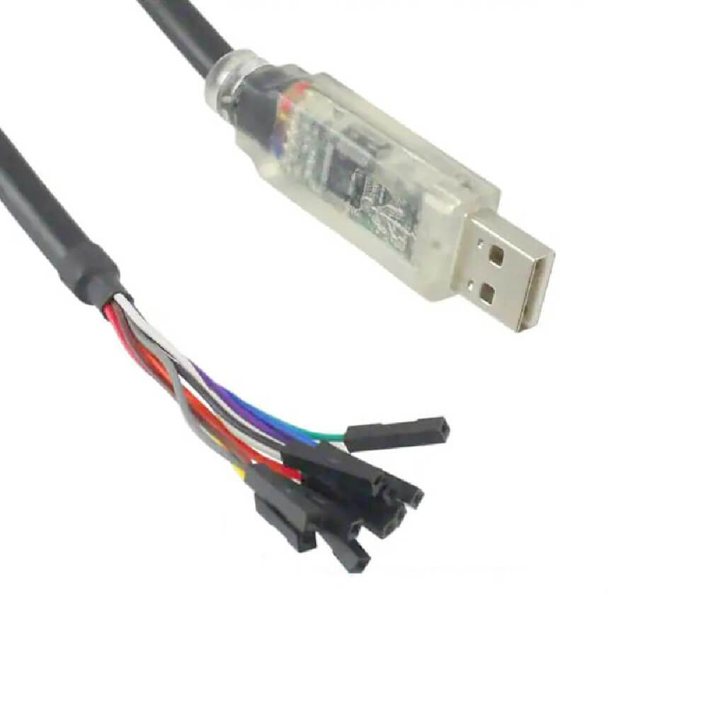 Elecbee Ftdi USB Ttl Serial Cable Type A To 10 Way 0.1